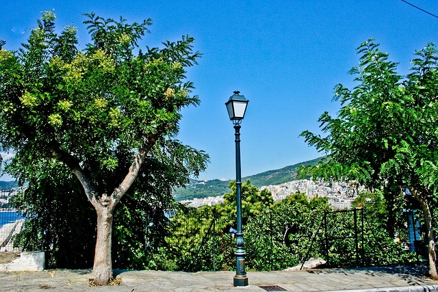 Kavala, Gadebelysning, Gade, Street View