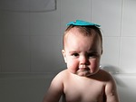 bath, baby, cute