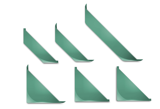 Grafik, Design, Ribbon, Ecken, Ecke