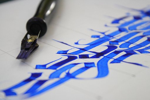 Free Calligraphy Letter photo and picture