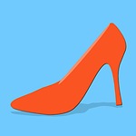high heels, red, stiletto