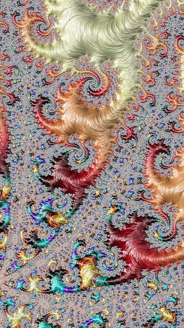 Free fractal artwork design illustration