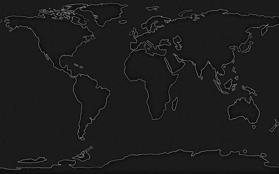 Free Map World illustration and picture