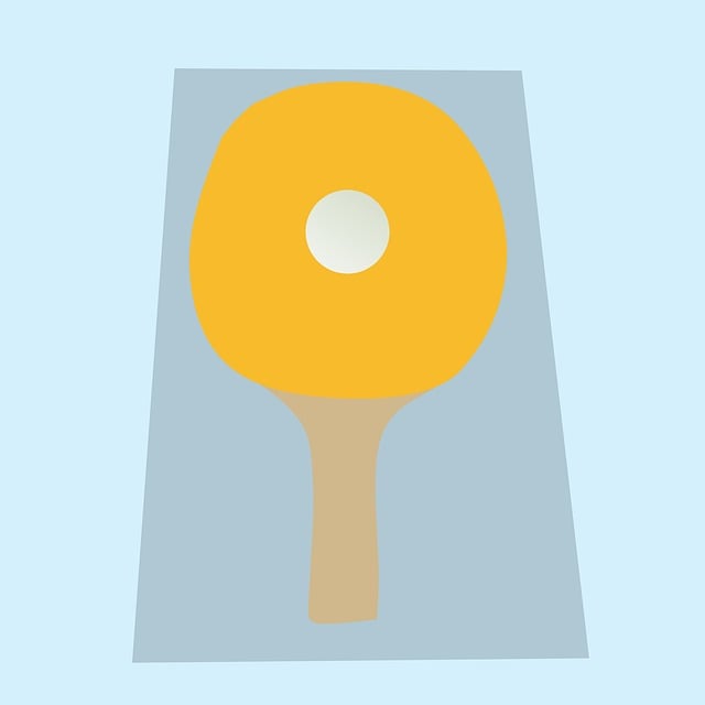 Free table tennis white background directly above illustration