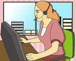 secretariat, worker, office