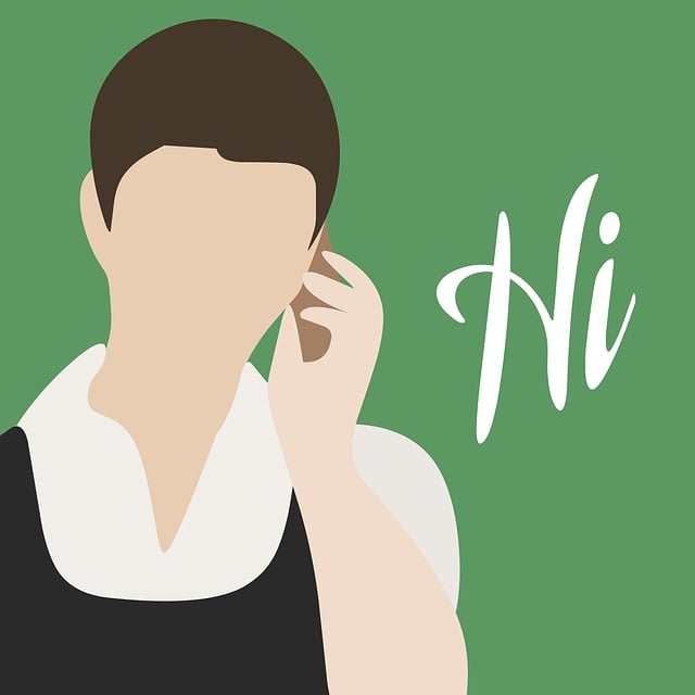 Free business smartphone call illustration