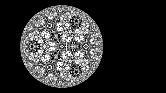 Free fractal ornament design illustration