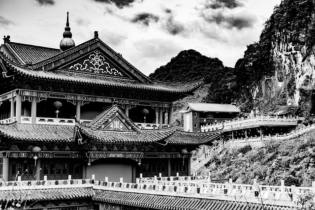 Templo, En Blanco Y Negro, El Techo