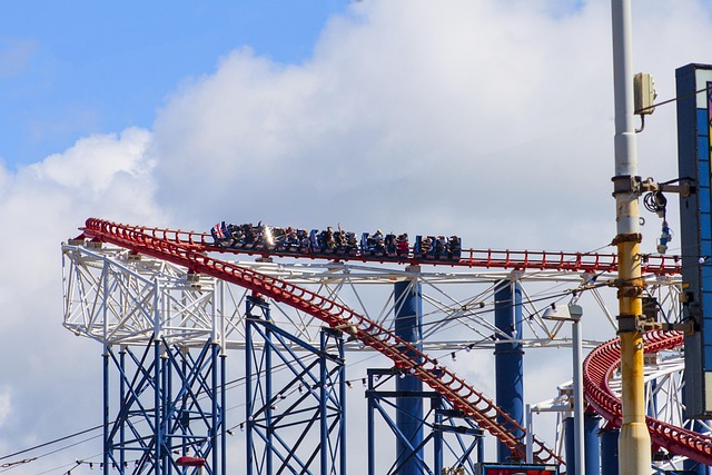 Download free HD stock image of Blackpool Rollercoaster Free Blackpool Rollercoaster photo and picture