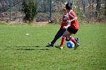 children, football, attack
