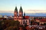 church, freiburg im breisgau, steeple