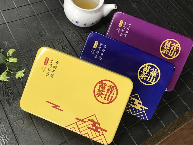 Produkte, Gelber Tee, Verpackung Box