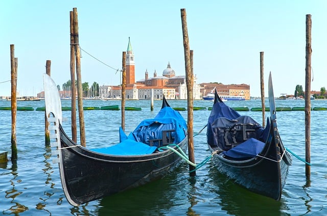 Venecia, Góndola, Azul