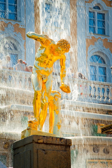 Peterhof, St Petersburg, Fontein