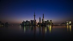 shanghai, huangpu river, sunrise