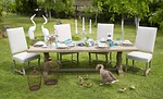 table, invite, food