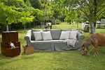 armchair, garden, decorative