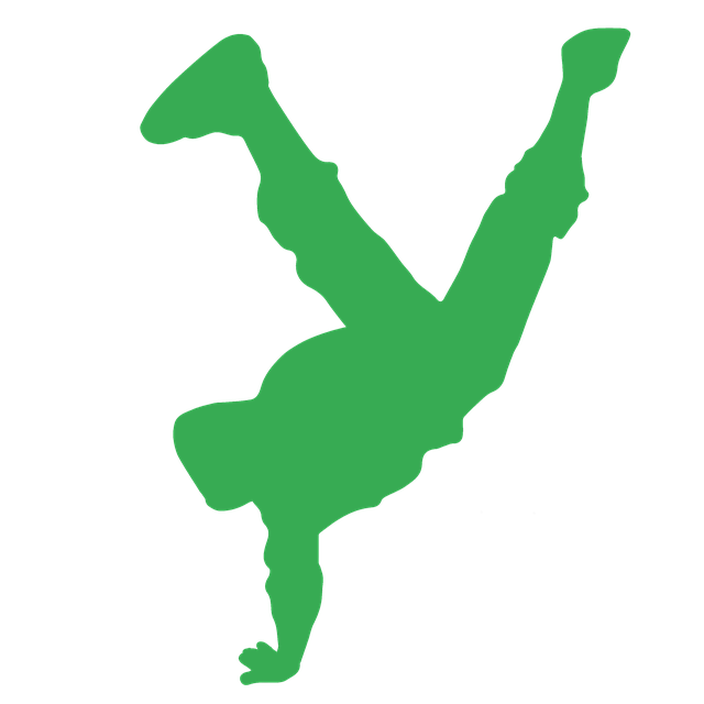 Free keywords hip-hop dancing illustration