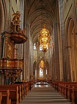 uppsala cathedral, nave, gothic