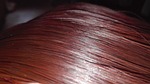 hair, mahogany, red