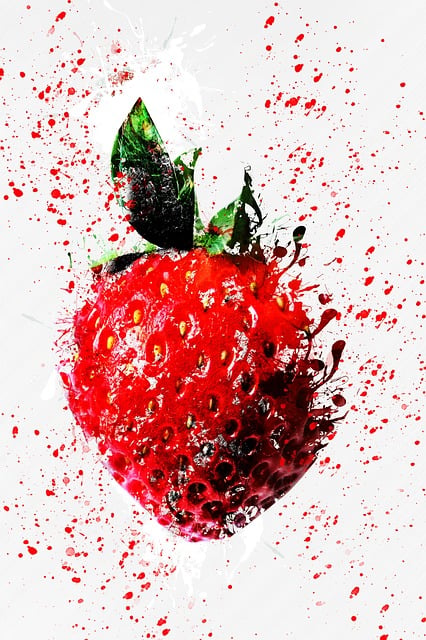 Free strawberry fruit food illustration