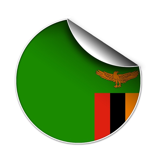 Free flag zambian symbol illustration