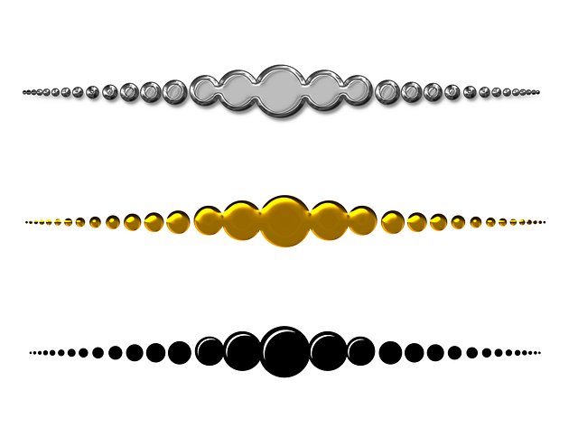 Dividers Silver Gold · Free image on Pixabay