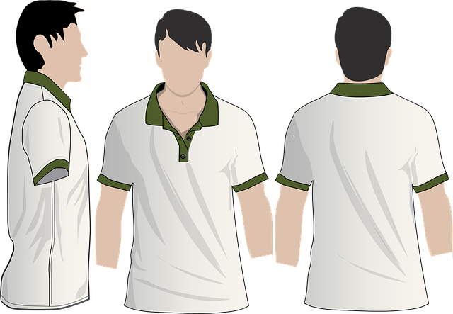 Free pole shirt formal vector