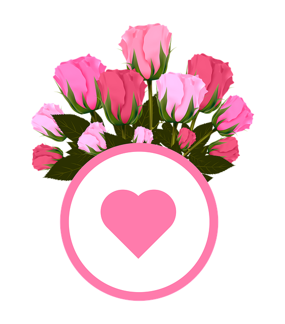 Free flowers roses pink illustration