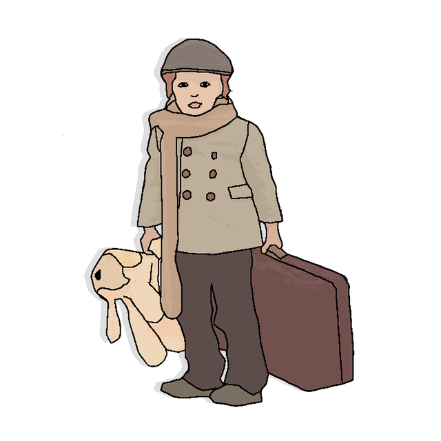 Free keywords old-fashioned child illustration