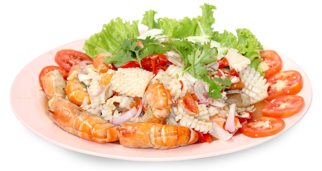 Салат из морепродуктов