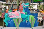 carousel horse, carousel, amusement