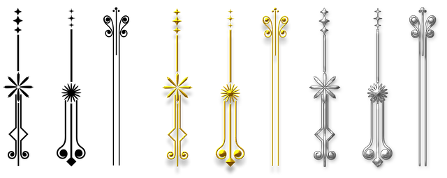 Viktorianisch, Art Deco, Ecke, Teiler