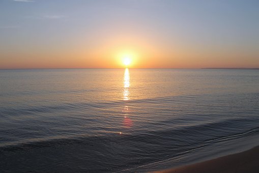 Free Sea Blue Sky photo and picture