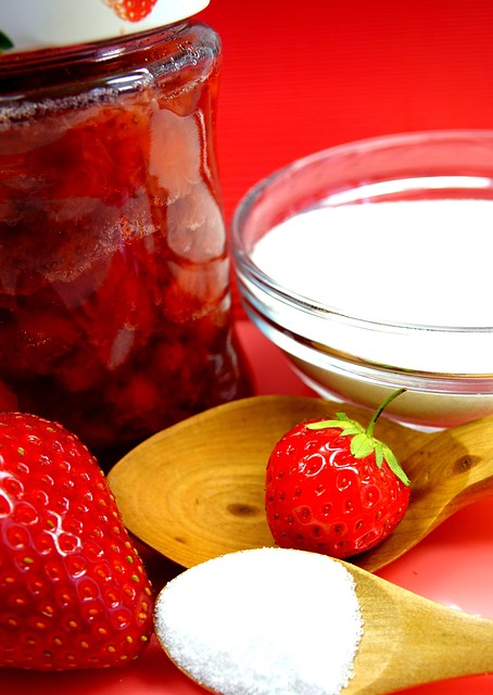 Fresas, Mermelada, Frascos De Mermelada