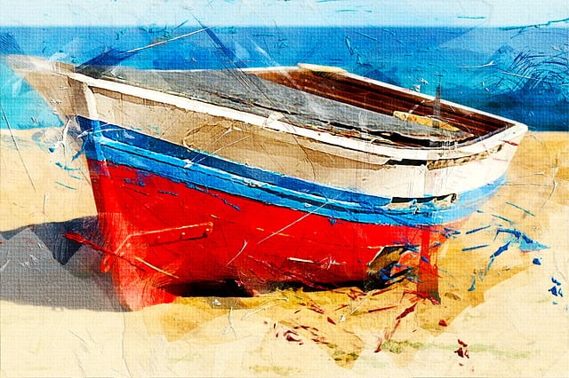 Free ship sea boat illustration