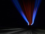 night, road, bright