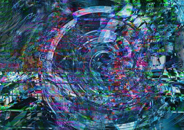 Free glitch glitch art distortion illustration