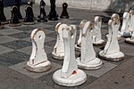 chess, figures, large