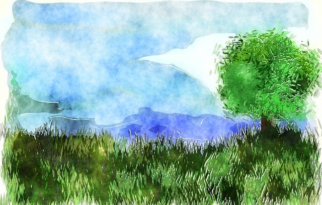 Aquarell, Tinte, Farbe, Malen