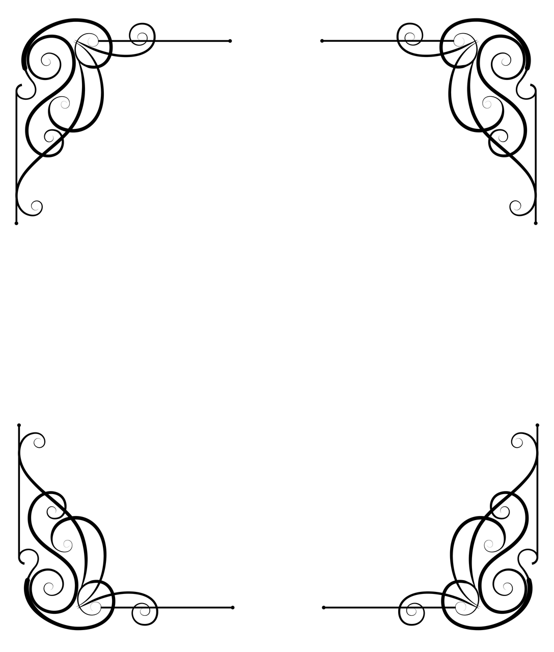 维多利亚时代的, 艺术装饰, 框架, 边境, 装饰, 角落, 设计, 框架