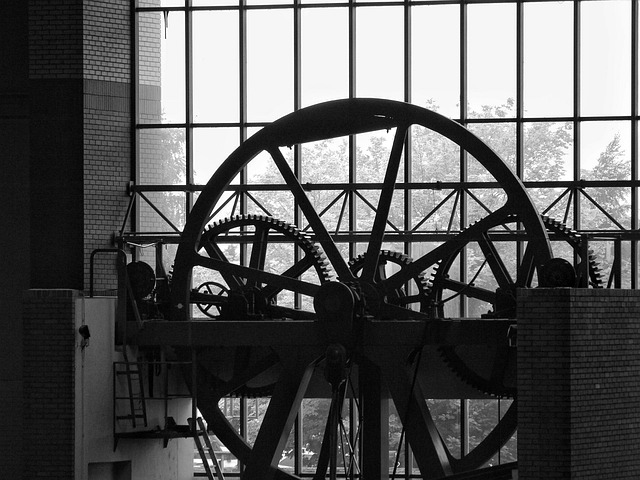 Silhouette, Rad, Fenster