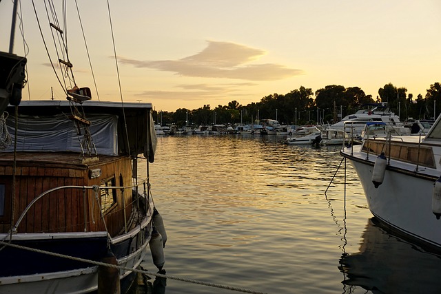 Atardecer, Costa, Naturaleza, Marina