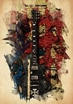 guitar, instrument, music