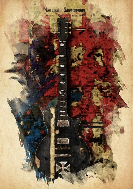 Free guitar instrument music illustration