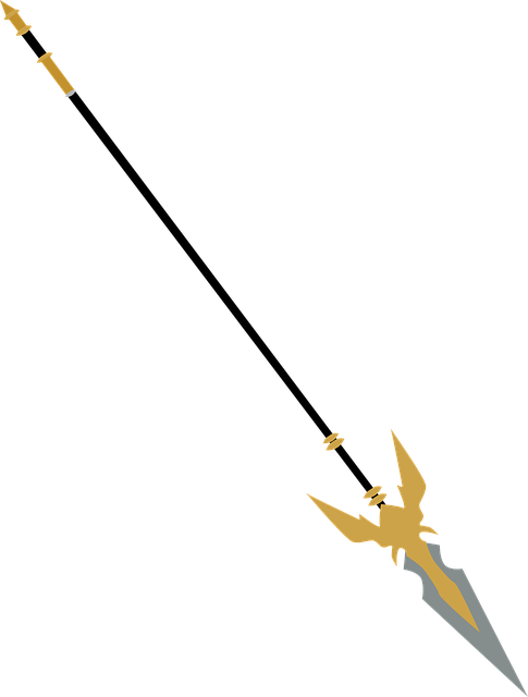 Free spear war spear svg file vector