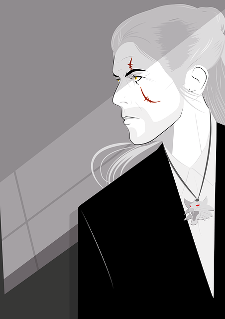Free geralt rivia the witcher illustration