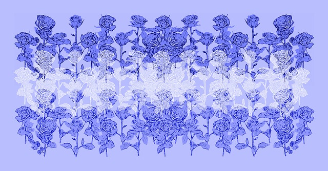 Rosenmuster, Rosen, Blüten