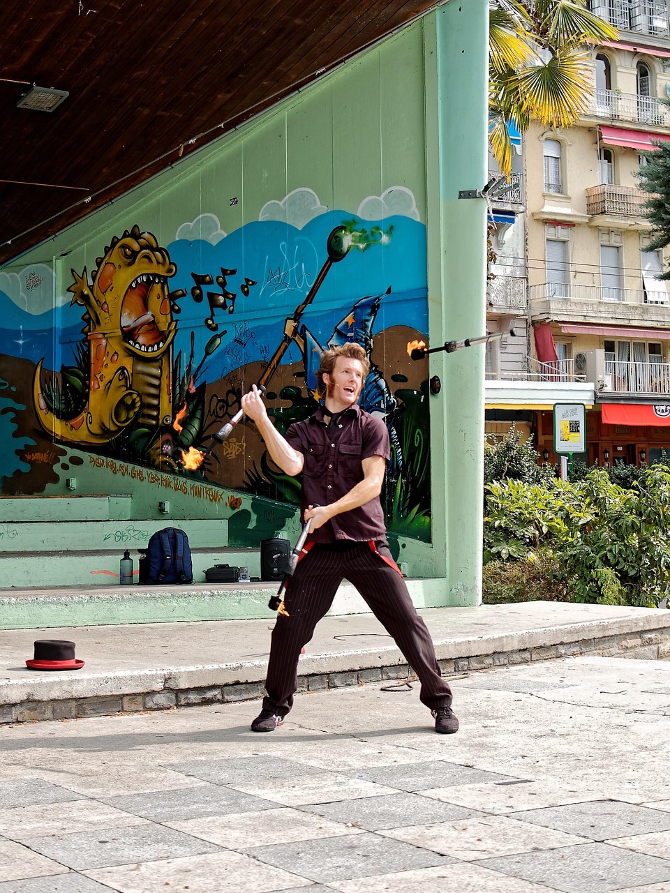 Acrobat Using Fire Acrobat Fire Juggler - Free photo on Pixabay