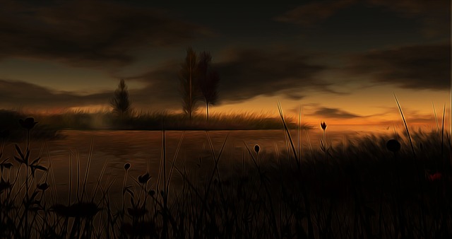 Free landscape tree nature illustration